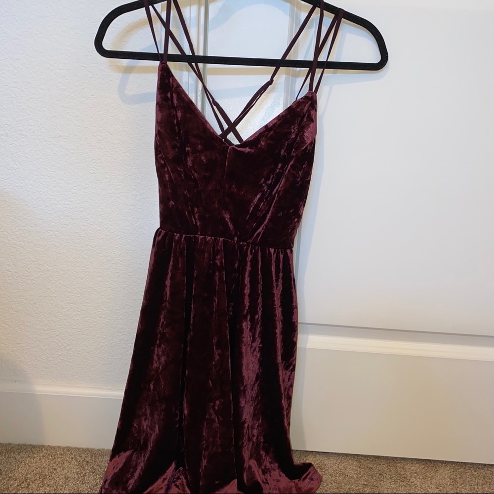 Forever 21 Crushed Velvet Dress